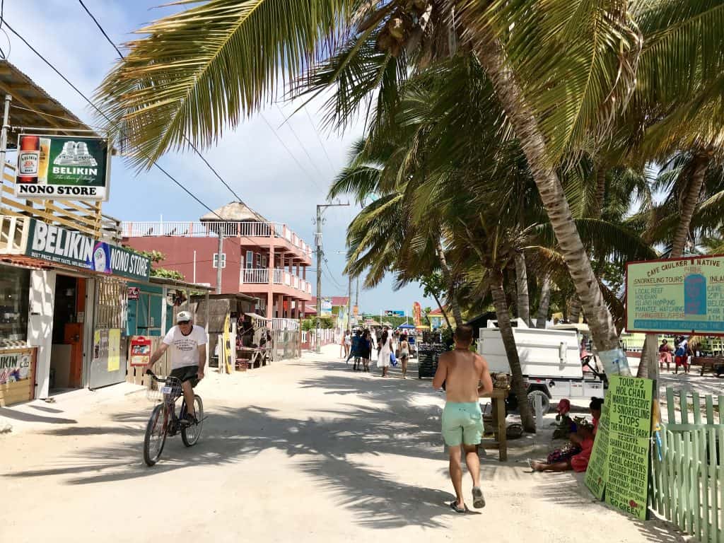 Caye Caulker main street