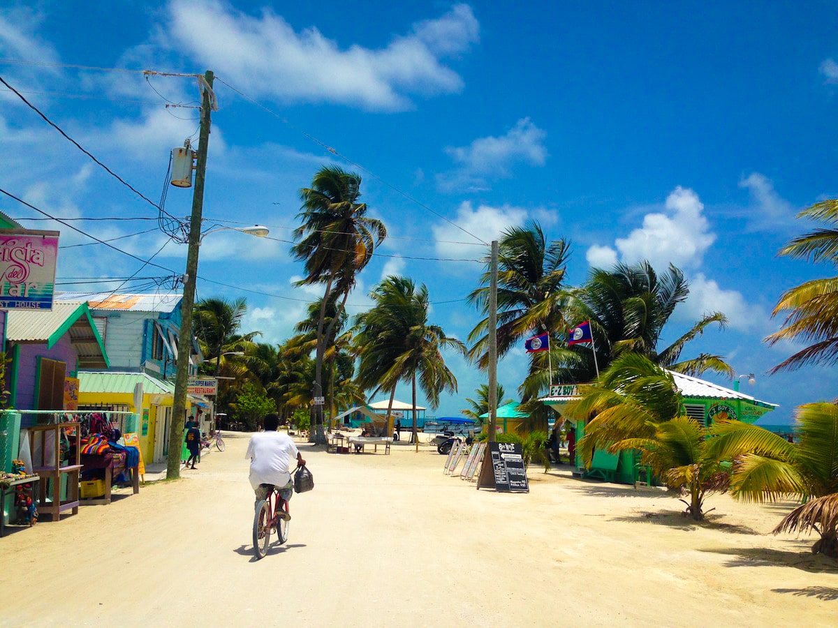 Cycling down main street