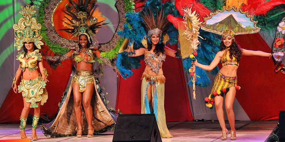 People dancing at a local event